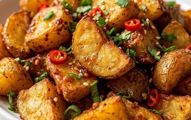 Crispy Honey Chilli Potatoes