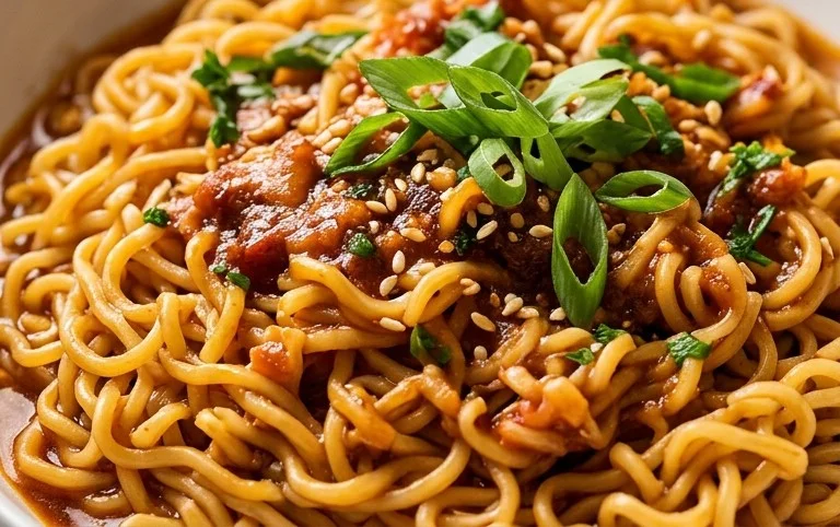 Easy Saucy Ramen Noodles