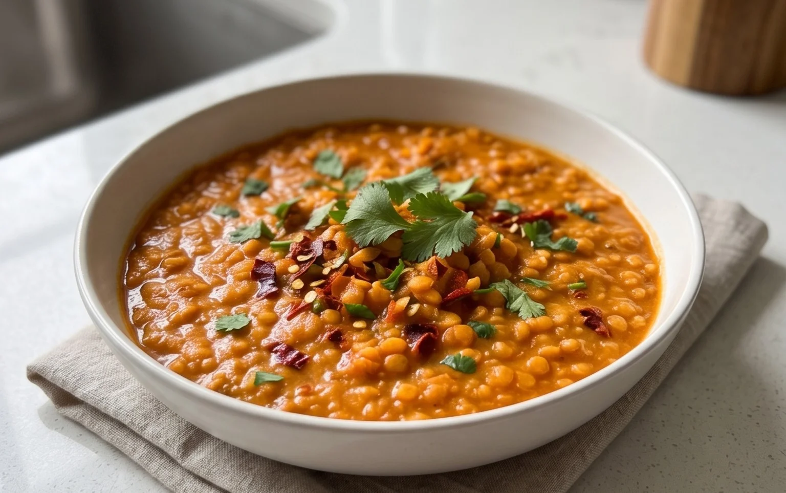 Spicy Red Lentil Curry