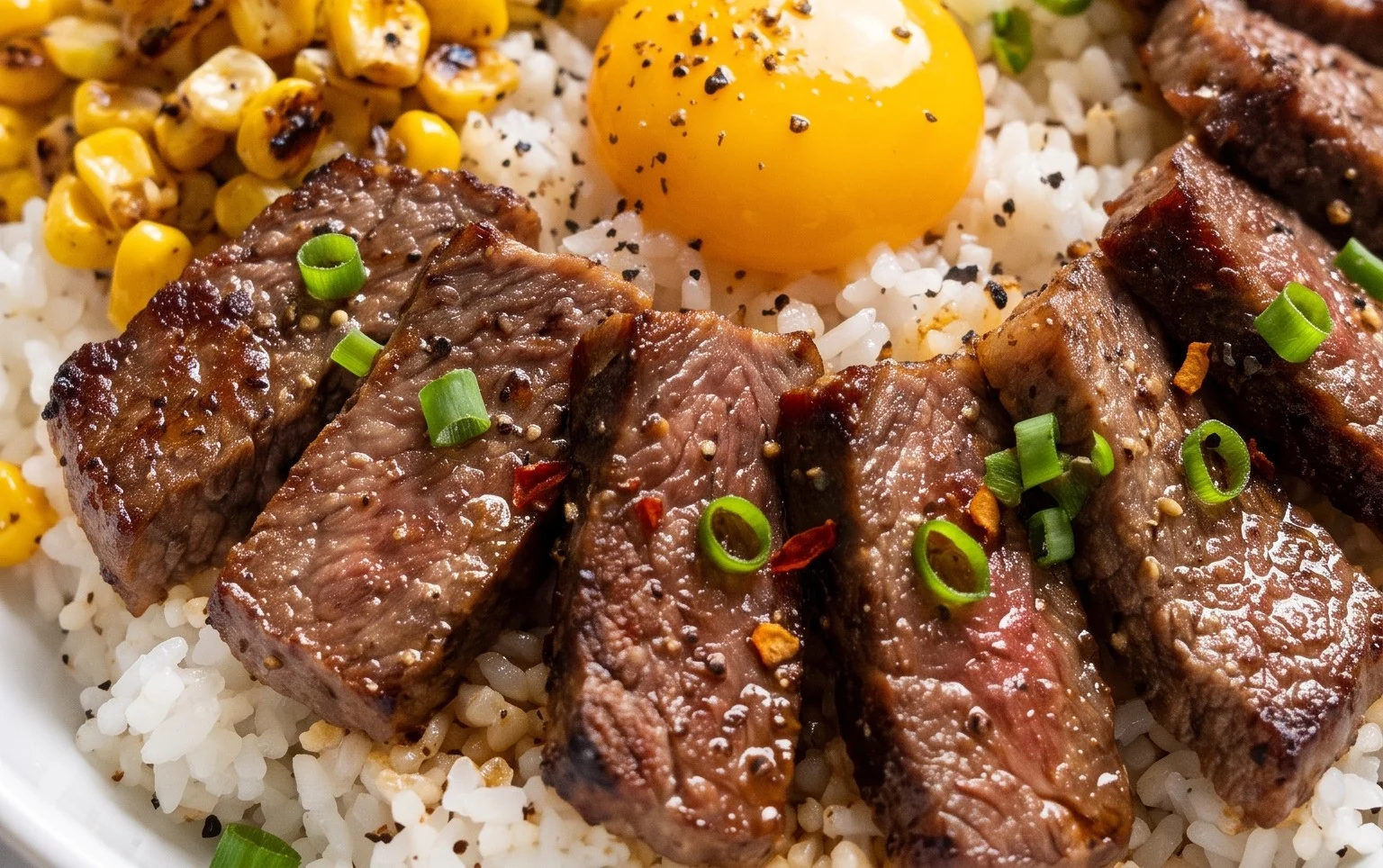 Beef Pepper Rice Bowl is a delicious meal option.