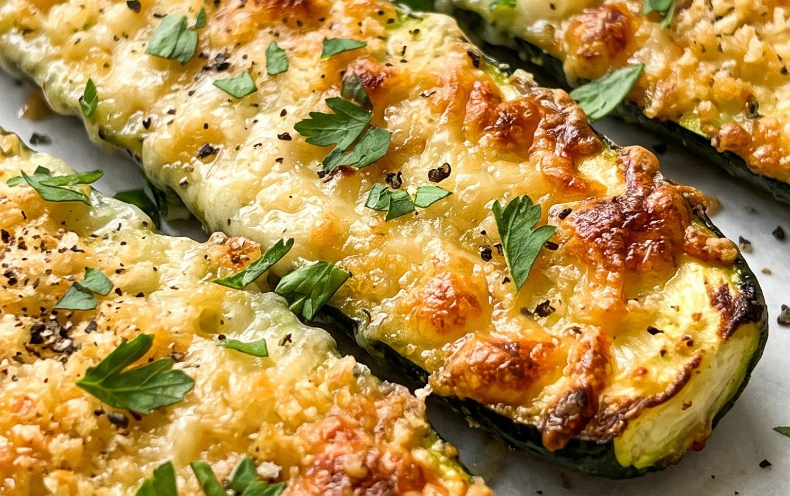 Baked Parmesan Zucchini