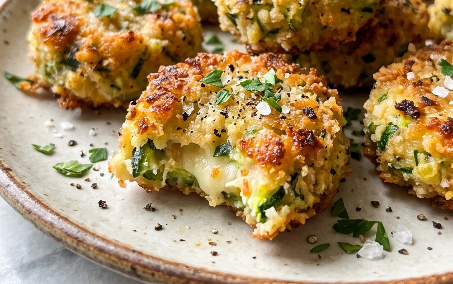 Zucchini Garlic Bites