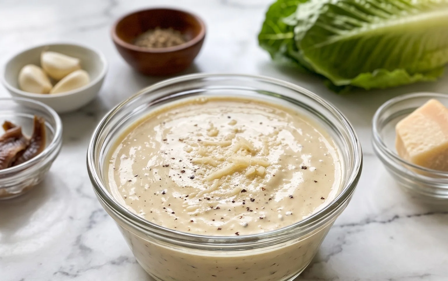 Caesar Salad Dressing (Classic, Creamy & 5 Minutes) 🥗