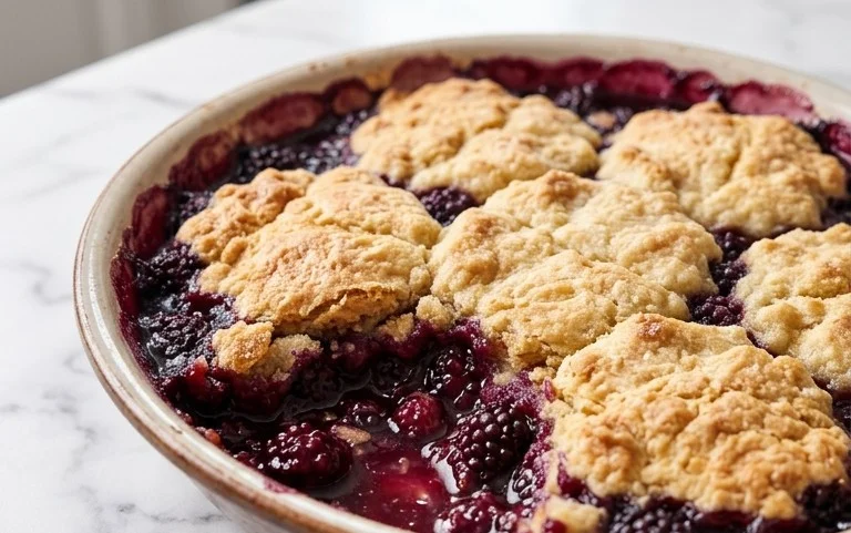 The Pioneer Women's Blackberry Cobbler