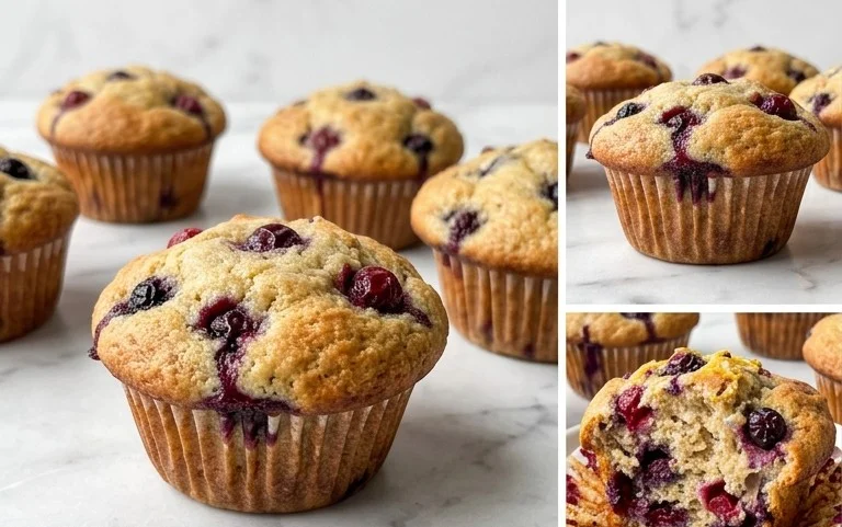 Bakery Style Mixed Berry Muffins | with Frozen Berries