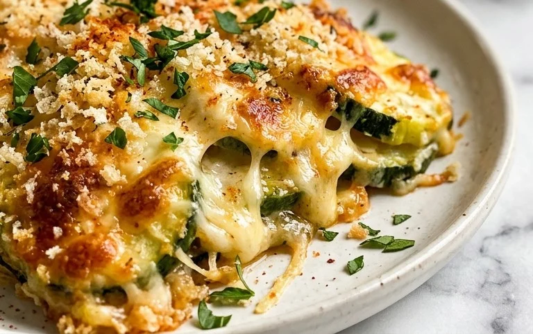 Baked Zucchini and Cheese