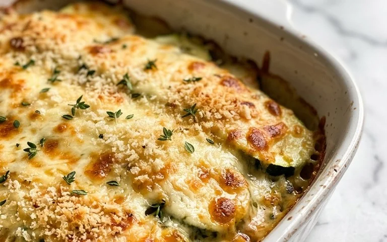 Baked Zucchini and Cheese