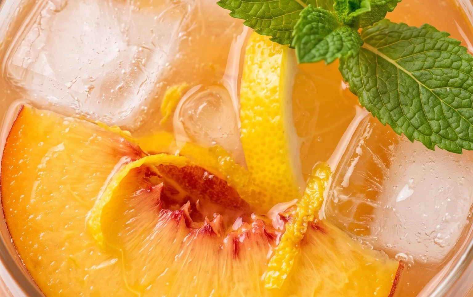 Refreshing Peach Lemonade