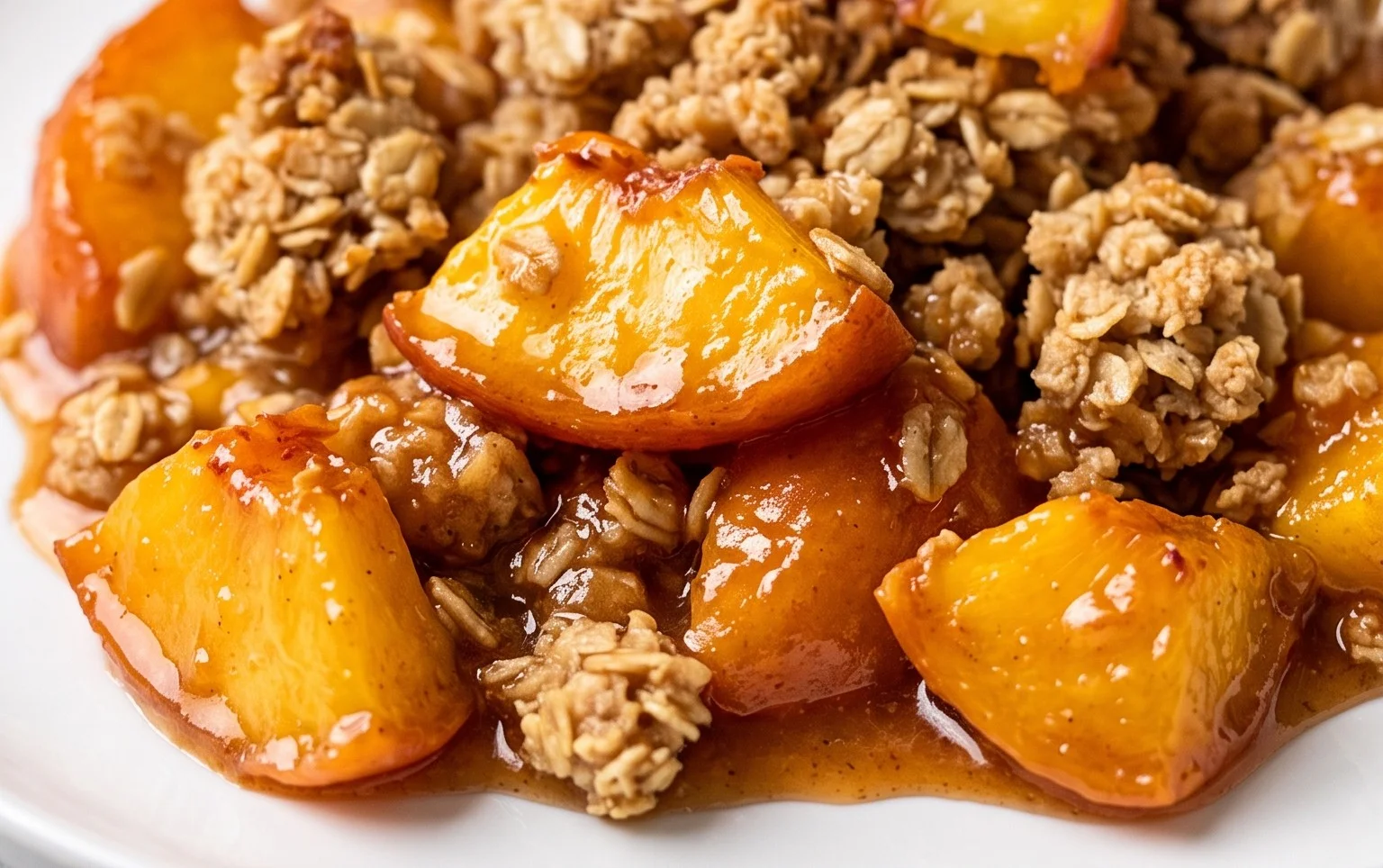 Fresh Peach Crisp Recipe