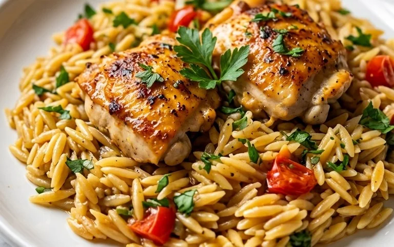 Chicken Orzo (30-Minutes, One-Pan)