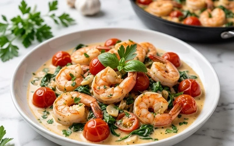 Tuscan Shrimp (One-Pan, 30-Minute Dinner)