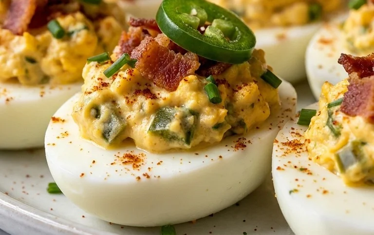 Jalapeno Popper Deviled Eggs