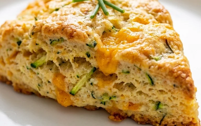 Zucchini Cheddar Scones