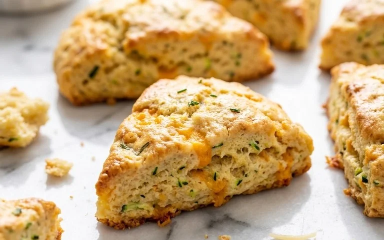 Zucchini Cheddar Scones