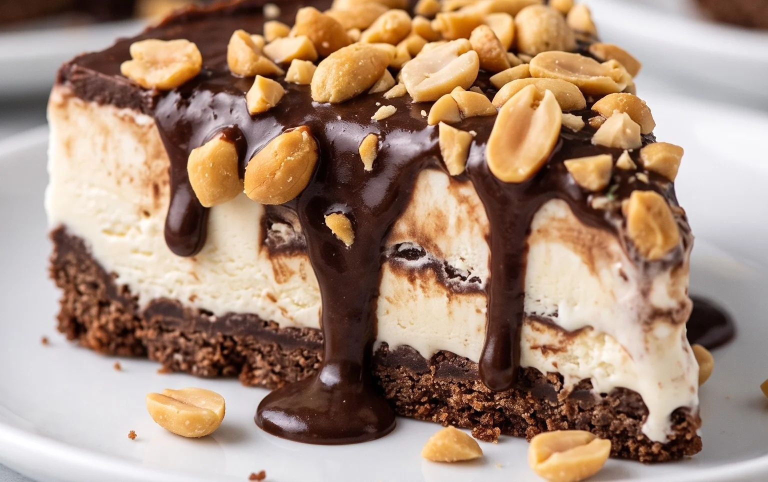 Buster Bar Ice Cream Cake
