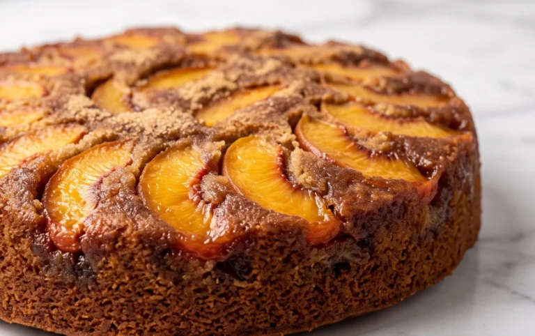 Brown Sugar Peach Cake