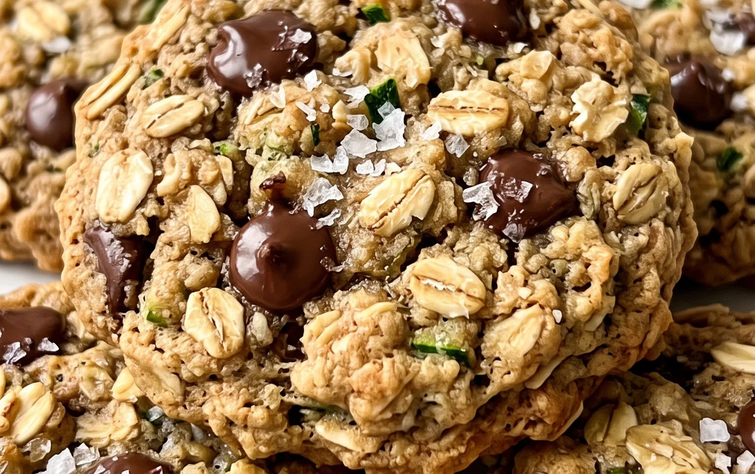 Healthy Zucchini Oatmeal Cookies
