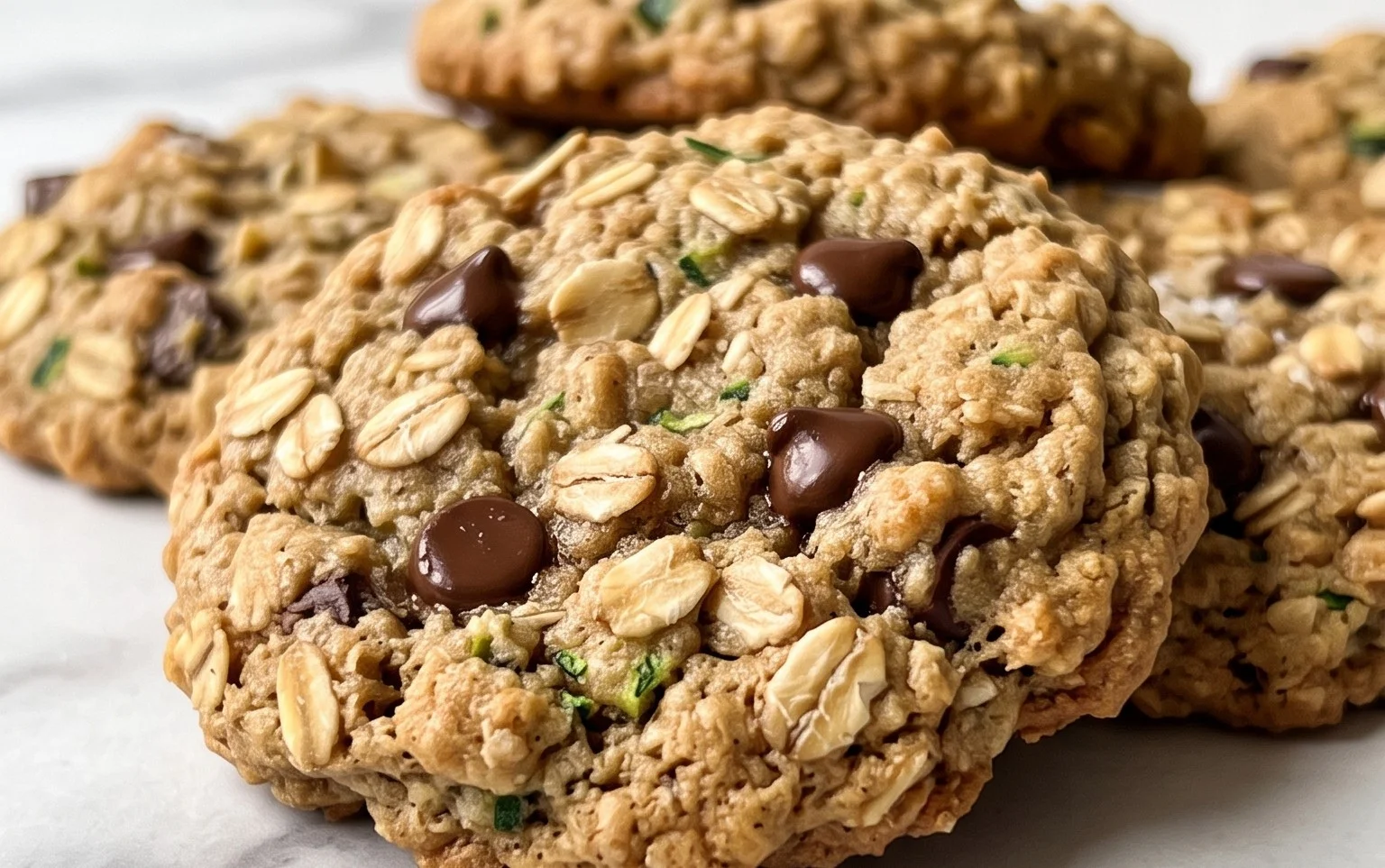 Healthy Zucchini Oatmeal Cookies