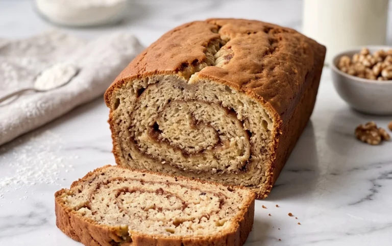 Cinnamon Roll Banana Bread
