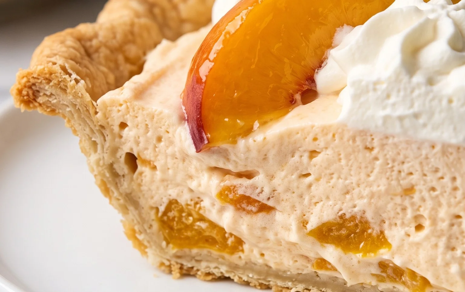 Peach Chiffon Pie