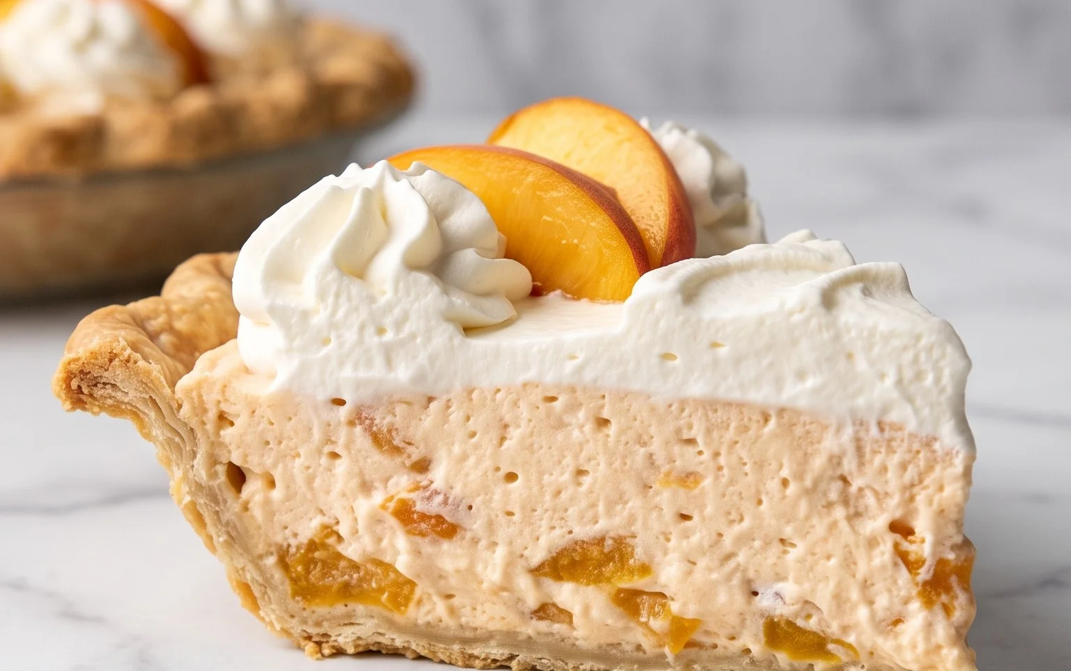 Peach Chiffon Pie