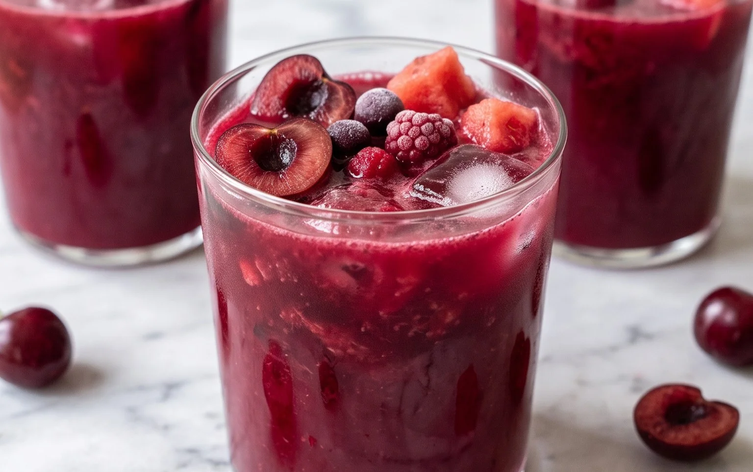 Watermelon Cherry Berry Beet Juice