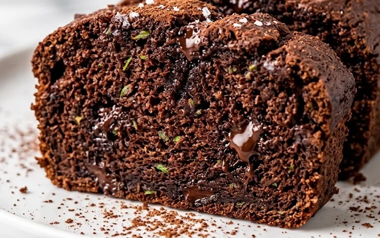 Double Dark Chocolate Zucchini Bread