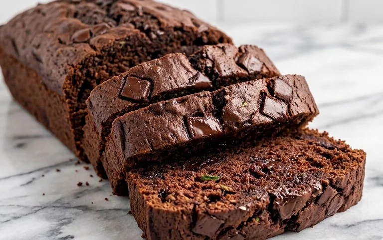 Double Dark Chocolate Zucchini Bread