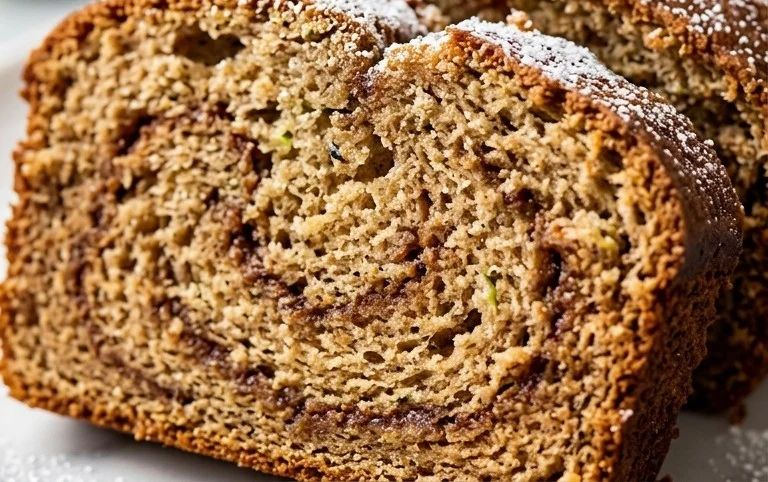 Moist and Delicious Cinnamon Swirl Zucchini Bread
