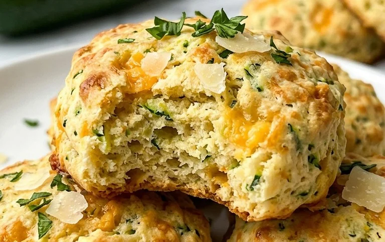 Zucchini Cheddar Biscuits