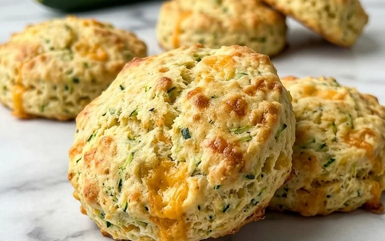 Zucchini Cheddar Biscuits